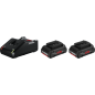 Bosch Starter Set 2 x ProCORE18V 4.0Ah + GAL 18V-40 Professional Adapter Bosch Starter Set 2 x ProCORE18V 4.0Ah + GAL 18V-40 Professional Adapter