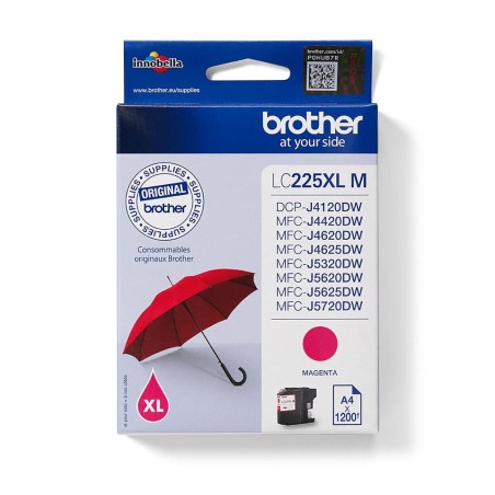 Brother LC225XLM Ink - Højkapacitet Blækpatron, MOQ 5 stk - LC225XLMTeksten