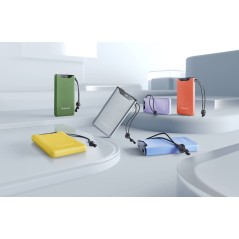 Intenso Powerbank F10000 - 10000mAh Grå | Effektiv og Stilig Strøm til Dine Enheder!