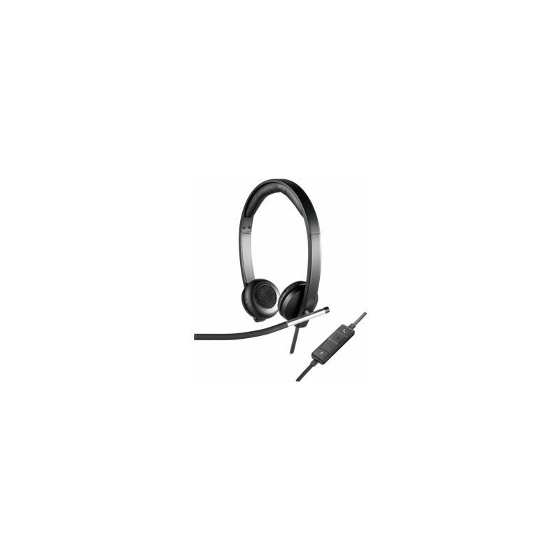 Logitech USB Headset Stereo H650e Kablet Høretelefoner Sort Logitech USB Headset Stereo H650e Kablet Høretelefoner Sort