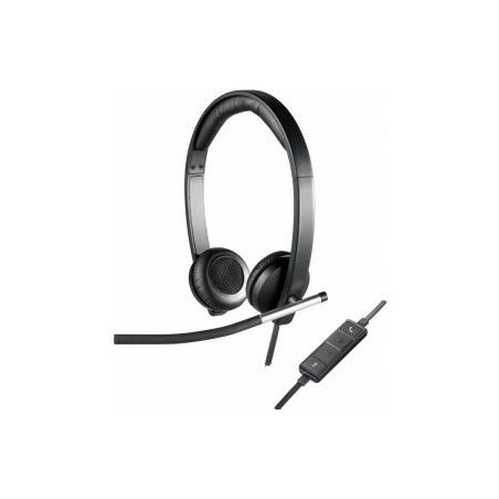 Logitech USB Headset Stereo H650e Kablet Høretelefoner Sort