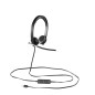 Logitech USB Headset Stereo H650e Kablet Høretelefoner Sort Logitech USB Headset Stereo H650e Kablet Høretelefoner Sort