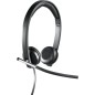 Logitech USB Headset Stereo H650e Kablet Høretelefoner Sort Logitech USB Headset Stereo H650e Kablet Høretelefoner Sort