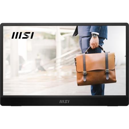 Køb MSI PRO MP161 E2 16" Full HD Skærm - 1920 x 1080, Mini HDMI, USB-C, 60Hz – Perfekt til Arbejde og Underholdning!
