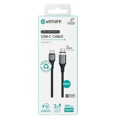 eSTUFF INFINITE Magnetic USB-C - C | Effektiv, Praktisk & Innovativ Opladning