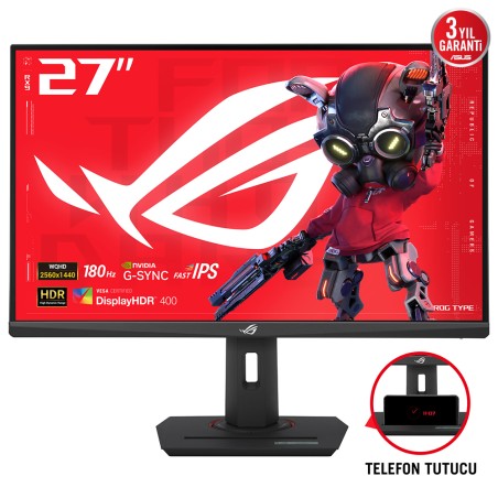 ASUS ROG Strix XG27ACS 27" 2560x1440 (2K) 180Hz HDMI DisplayPort USB-C Pivot Skærm – Uovertruffen Spiloplevelse!