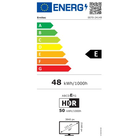 Ernitec 49" 24/7 surveillance monitor