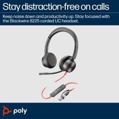 HP Blackwire 8225 Stereo USB-C