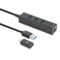 Manhattan USB-C & USB-A Combo Dock/Hub, Manhattan USB-C & USB-A Combo Dock/Hub,
