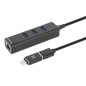 Manhattan USB-C & USB-A Combo Dock/Hub, Manhattan USB-C & USB-A Combo Dock/Hub,