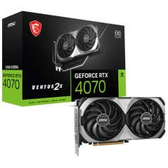 Køb MSI GeForce RTX 4070 Ventus 2X E1 12GB OC – Kraftfuld Grafikydelse til Gamere!