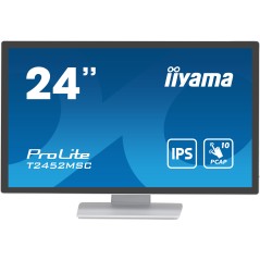iiyama Prolite T2452MSC 24 WHITE T2442MSC-W1 - Innovativ 24" Touchskærm i Høj Kvalitet