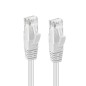 MicroConnect U/UTP CAT6 0.4M White LSZH