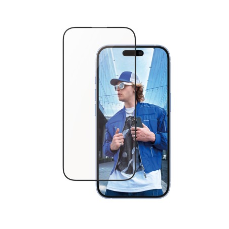 PanzerGlass Aluminium Ramme Skærmbeskytter til Apple iPhone 16, 15 - Optimal Beskyttelse & Elegance!
