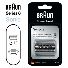 Braun 83M Barberhoved Sølv
