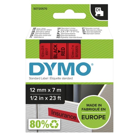 DYMO D1 Standard 12mm (S0720570) | Holdbar og professionel label til enhver opgave