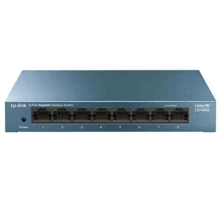 TP-Link LiteWave LS108G Switch 8-porte Gigabit - Hurtig og Pålidelig Netværksløsning til Dit Hjem eller Kontor