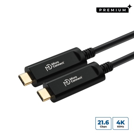 MicroConnect Premium Optic USB-C 15m - Høj kvalitet, lynhurtig dataoverførsel | USB3.1CC15OP