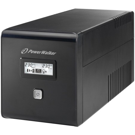 PowerWalker VI 1000 LCD UPS - Optimal Beskyttelse og Sikkerhed, varenummer: 10120018