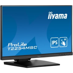 Køb iiyama T2254MSC-B1AG – 21,5" P-CAP 10pt Touch Skærm med Antiglare og Høj Præcision