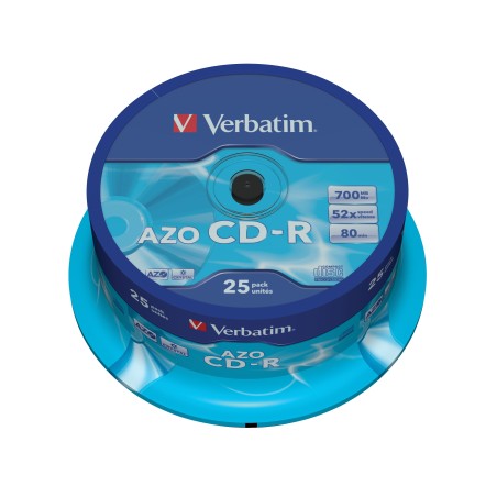 Verbatim AZO CD-R 52X 700MB Crystal
