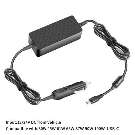 Kraftfuld og Kompakt CoreParts USB-C Car Charger MBXUSBC-DC0004 - Optimal Opladning i Bilen