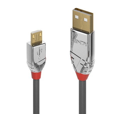 Lindy 5M USB 2.0 Type A to Micro-B Kabel - Høj Kvalitet, Pålidelig Forbindelse (Varenr: 36654)