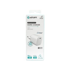Kraftfuld eSTUFF INFINITE USB-C Charger EU PD - Optimeret Opladning | ES637045