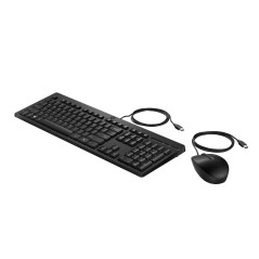 HP 225 Wired Mouse and Keyboard - Ergonomisk og pålidelig arbejdsstation til effektivitet - Varenummer: 286J4AA#ABD