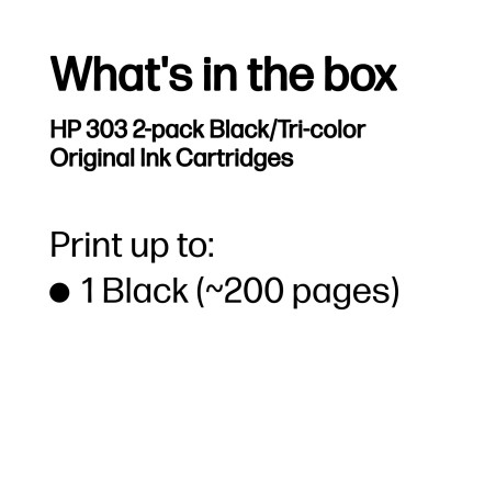 HP 303 2-pack Black/Tri-color