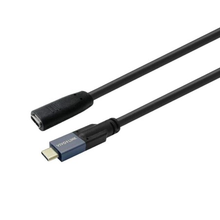Vivolink USB-C male til female 1m kabel - Høj kvalitet og pålidelig forbindelse | PROUSBCMF1