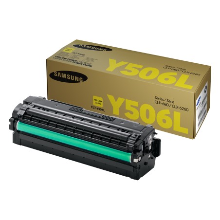 Køb Samsung Yellow CLT-Y506L/ELS Toner til CLP-680ND/CLX-6260 – Høj Kvalitet og Holdbarhed