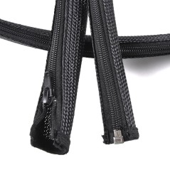 Vivolink Pro Expandable Sleeve Black - Fleksibelt Kabelhåndteringssystem (PROZIPSLEEVE1218)