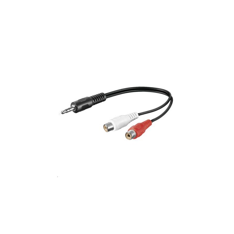 MicroConnect Audio Adapter Cable, 0,2 meter