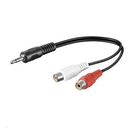 "Køb MicroConnect Audio Adapter Cable 02 meter - Højkvalitets Forbindelse | Varenr. AUDALHF02"