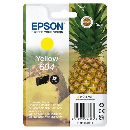Original Epson 604 Blækpatron (C13T10G44010) - Høj Kvalitet, 1 stk.