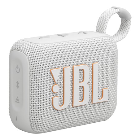 Køb JBL Go 4 Højttaler Hvid - Kompakt Lydkvalitet og Portabilitet!
