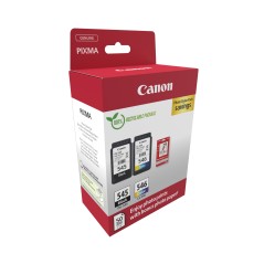 Canon PG-545 / CL-546 Value Pack – Sort & Farve Blækpatroner (Cyan, Magenta, Gul) til Fantastiske Udskrifter! Varenummer: 871457