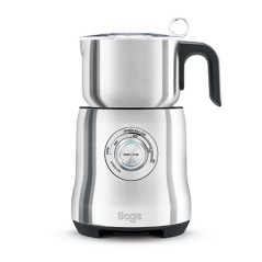 Sage Mælkeskummer i Børstet Rustfrit Stål - Perfekt til Lækre Kaffespecialiteter!