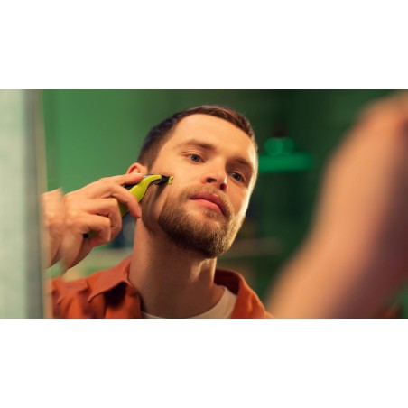 Philips OneBlade QP440 Barberhoved Sort Grøn Sølv