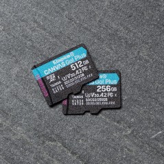 Kingston Canvas Go! Plus microSDXC 256GB - Hurtig 170MB/s, Perfekt til Kamera og Mobil: Kvalitet og Ydeevne!