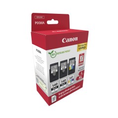 Canon PG-540L x2/CL-541XL Photo Paper Value Pack Sort Farve (cyan, magenta, gul) Blækpatron/papirsæt
