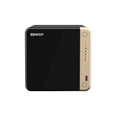 Køb QNAP TS-464 4Moduler - Kraftfuld og alsidig NAS med 4 HDD-pladser | Varenr. 4711103082324