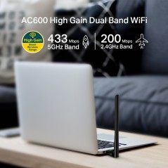 TP-Link USB 2.0 Trådløs Netværksadapter - Hurtig, Pålidelig og Nem Internetforbindelse | Varenummer: 6935364099862