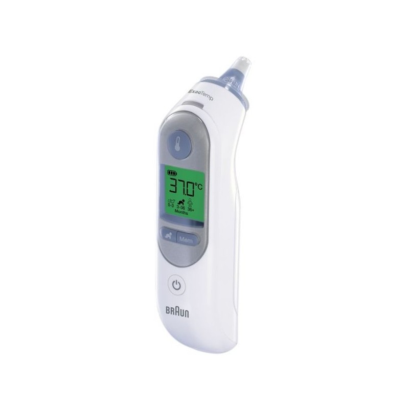 Braun ThermoScan 7 IRT6520 Age Precision Termometer Grå Hvid