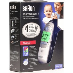 BRAUN Termometer IRT6520 Age Precision - Hurtig, Præcis og Brugervenligt til Alle Aldre!