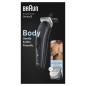 BRAUN Grå/sort Kropstrimmer BG3340