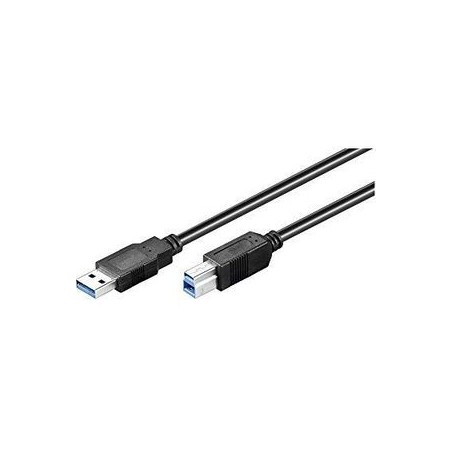 goobay USB-kabel 25cm Sort