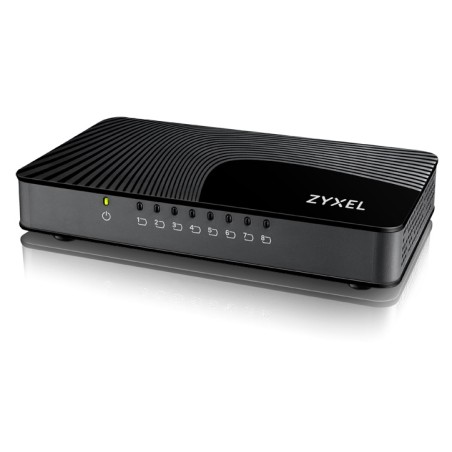 Zyxel GS-108S v2 Switch - 8-porte Gigabit Performance til Effektiv Netværksforbindelse - Varenummer: 4718937578795