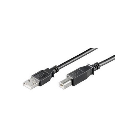 Goobay USB 2.0 Kabel 5m - Sort | Høj Kvalitet & Optimal Ydeevne - Varenr: 4040849935985